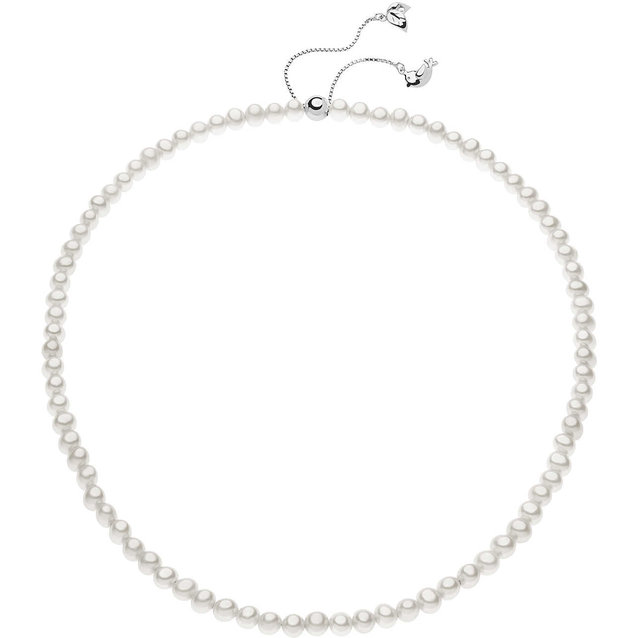 Elegant pearl necklace COLLANE COMETE MOD. FWQ227 displayed on a white background.