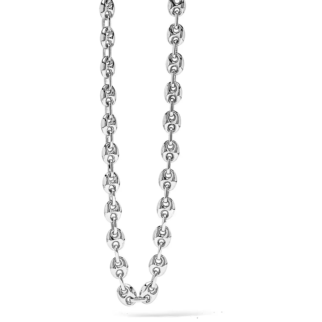 Silver necklace from COLLANE COMETE MOD. UGL698 collection, featuring elegant round links for a timeless style.