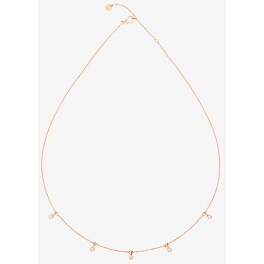 Gold chain necklace COLLANE DODO MOD. DCC2011ESSENDB09R42 with simple design and delicate pendants