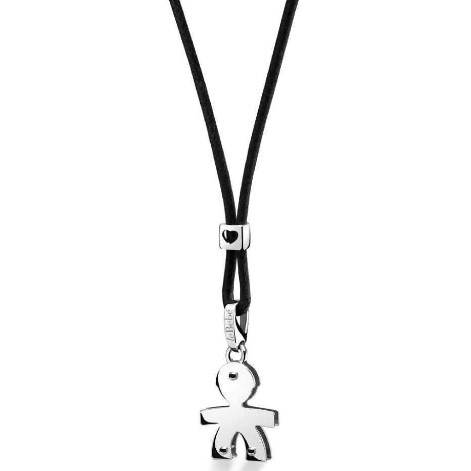 Gold 9 Kt necklace with pendant, COLLANE LE BEBE MOD. LBB006-N for women, made in Italy, elegant jewel in official box