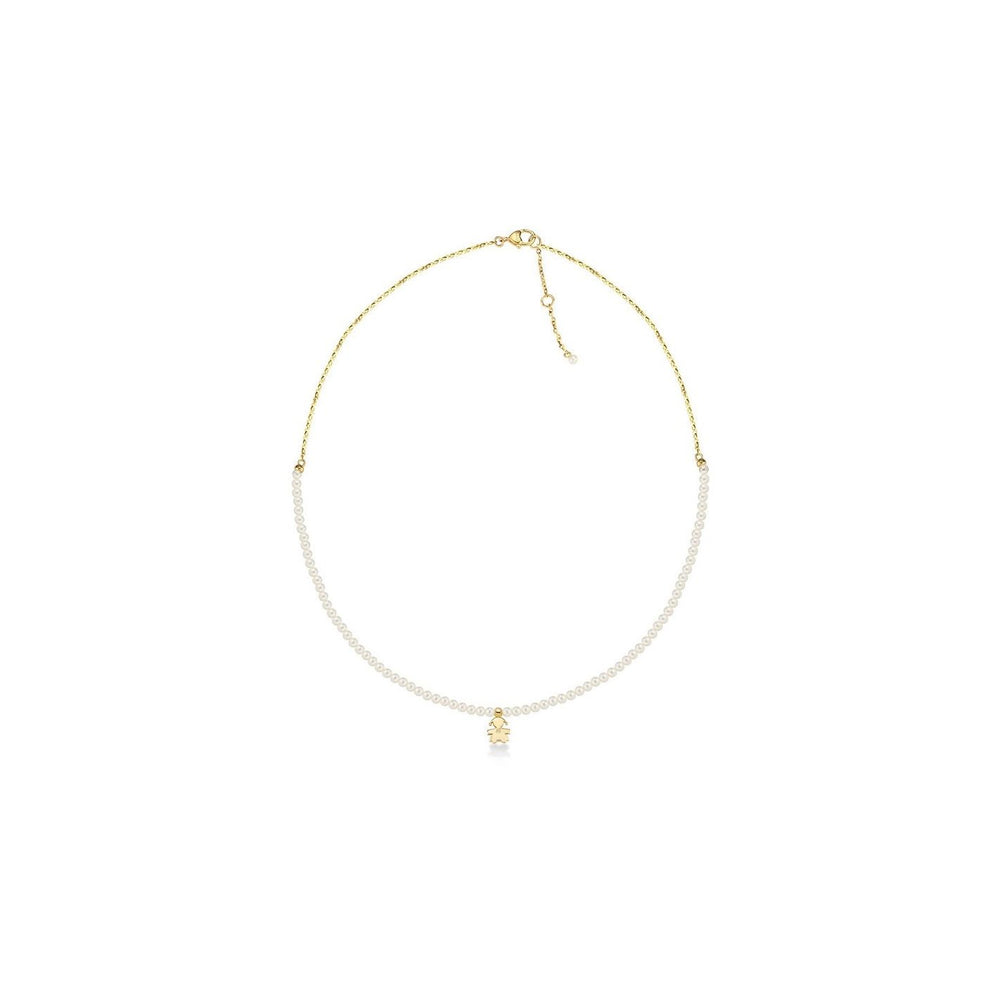 COLLANE LE BEBE MOD. LBB821 gold necklace for ladies, crafted in Italy, 9Kt gold, with official box packaging, elegant jewel.