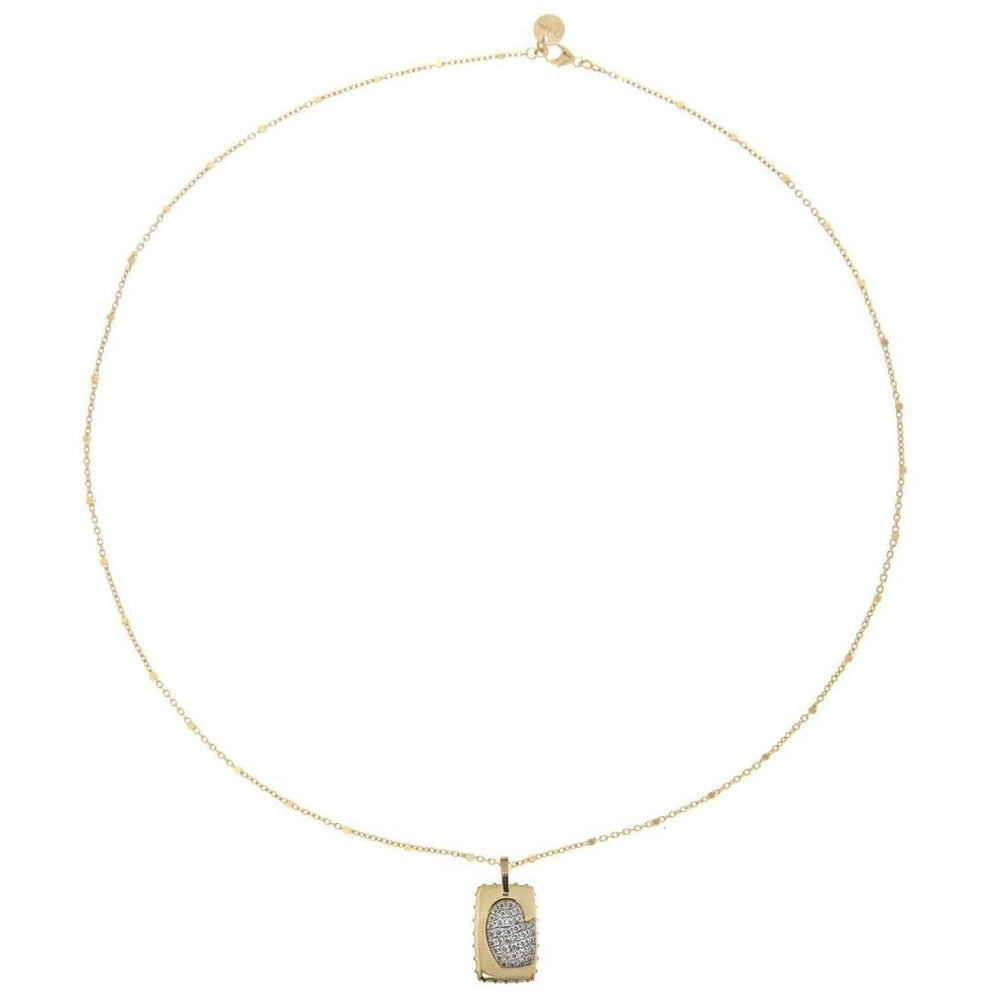 Elegant necklace featuring COLLANE RUE DES MILLE MOD. GRZ-009 RT CUO design with a gold chain and intricate pendant.