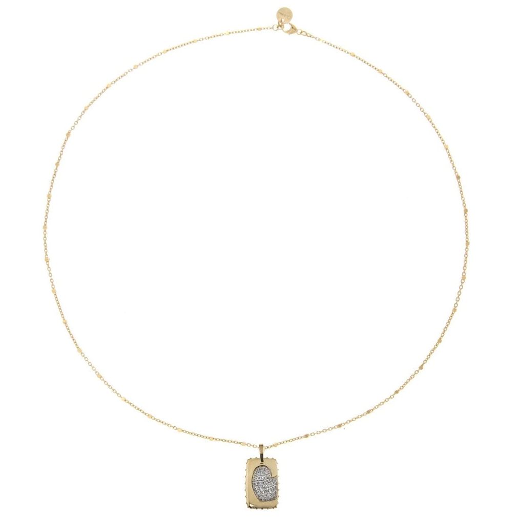 Elegant necklace featuring COLLANE RUE DES MILLE MOD. GRZ-009 RT CUO design with a gold chain and intricate pendant.