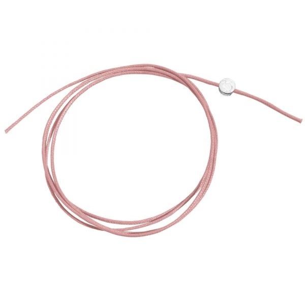 CORDINI E SIGILLI DODO MOD. DDA6005CORDSRSAAG pink cord with silver seal detail