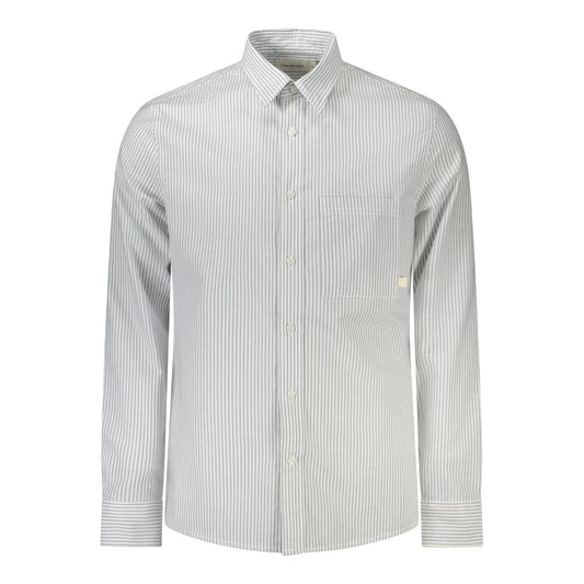 Calvin Klein Bianco Cotton Men's Shirt