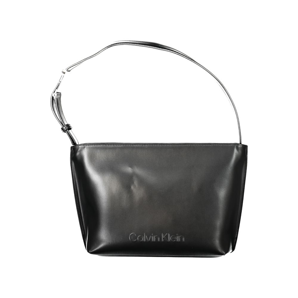 Calvin Klein Black Polyester Women Shoulder Bag