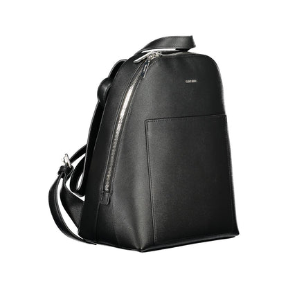 Calvin Klein Black Polyurethane Women Backpack