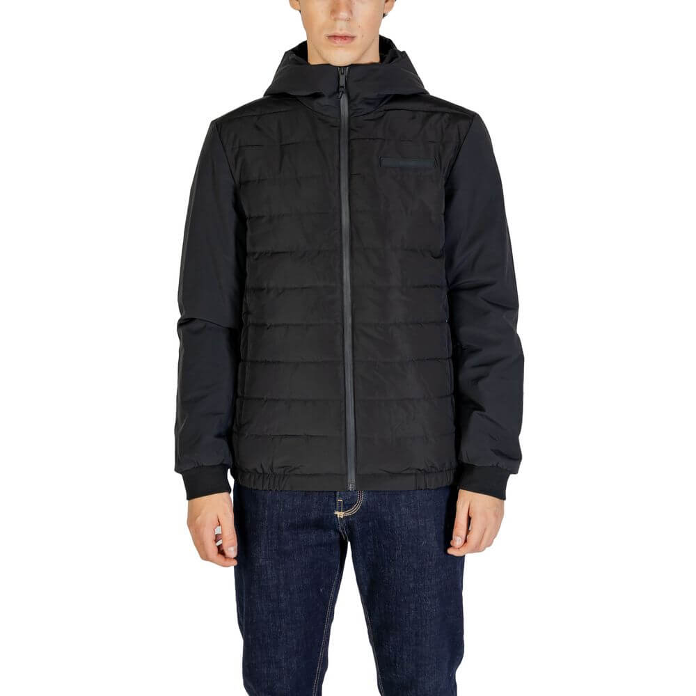 Calvin Klein Black Recycled Polyester Shell Jacket