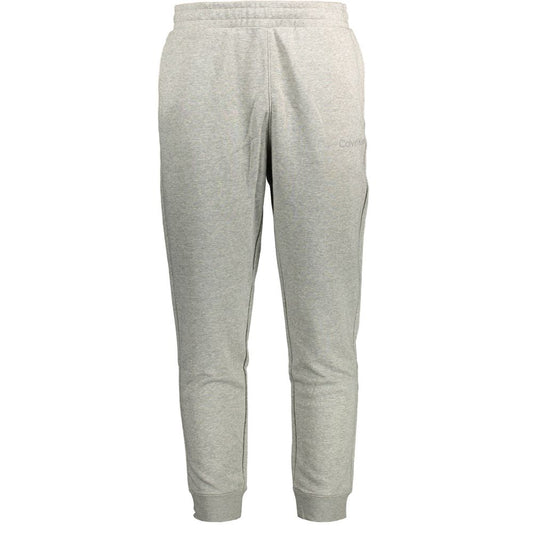 Calvin Klein Gray Cotton Men's Track Pant Calvin Klein