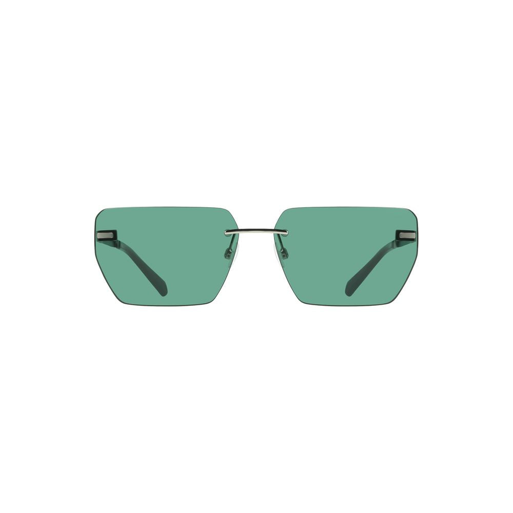 Calvin Klein Green Metal Men Sunglass