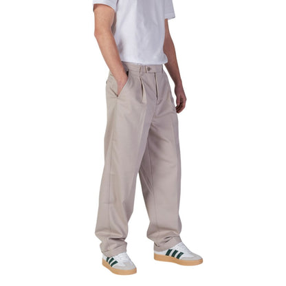 Calvin Klein Jeans Beige Recycled Polyester Casual Pants