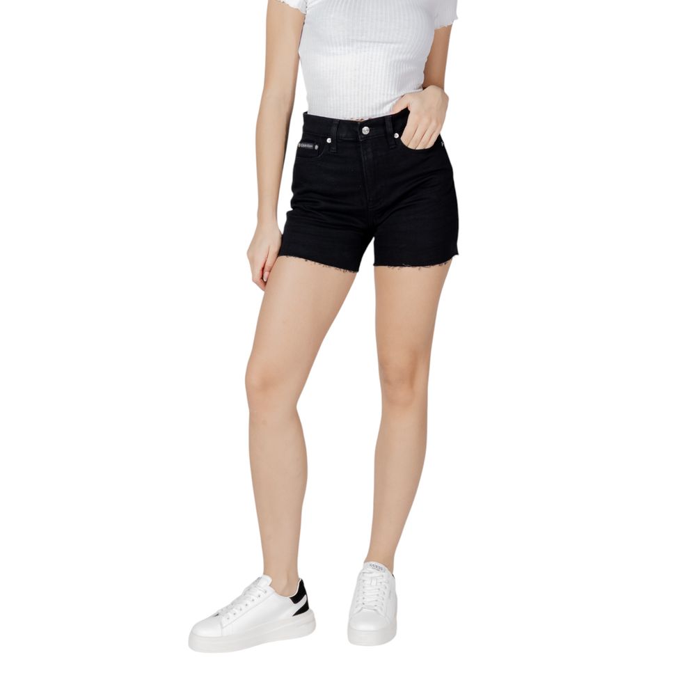 Calvin Klein Jeans Black Cotton Shorts