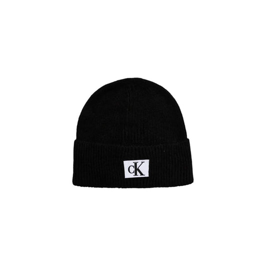 Calvin Klein Jeans Black Marabou Cap (Baseball Hat) Calvin Klein Jeans