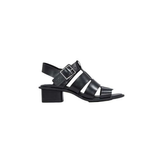 Calvin Klein Jeans Black Polyester Flat Sandals Calvin Klein Jeans