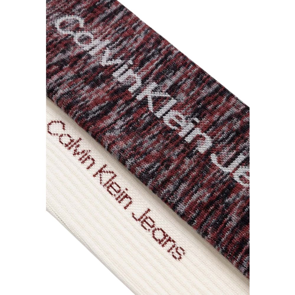 Calvin Klein Jeans Cream Cotton Socks