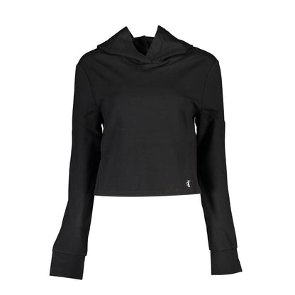 Calvin Klein Nero Viscosa Women Sweatshirt Calvin Klein