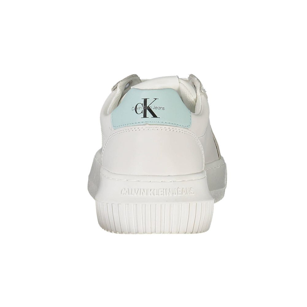 Calvin Klein White Recycled Polyester Women Sneaker