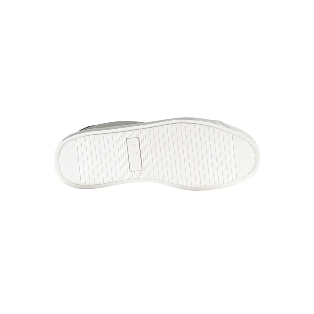 Sole view of Carrera Brown Eco Leather Men Sneaker with white tread details.