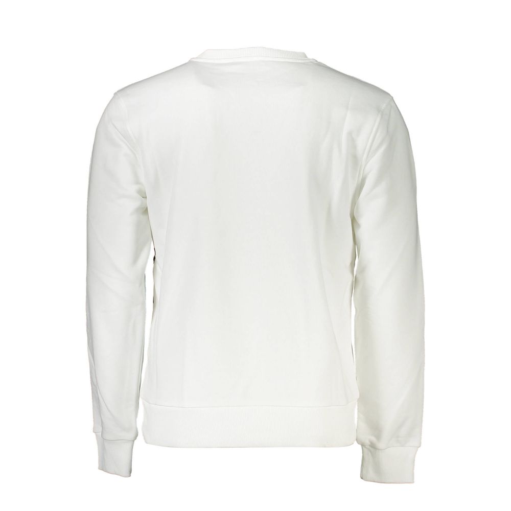 Cavalli Class Bianco Cotton Men Sweatshirt
