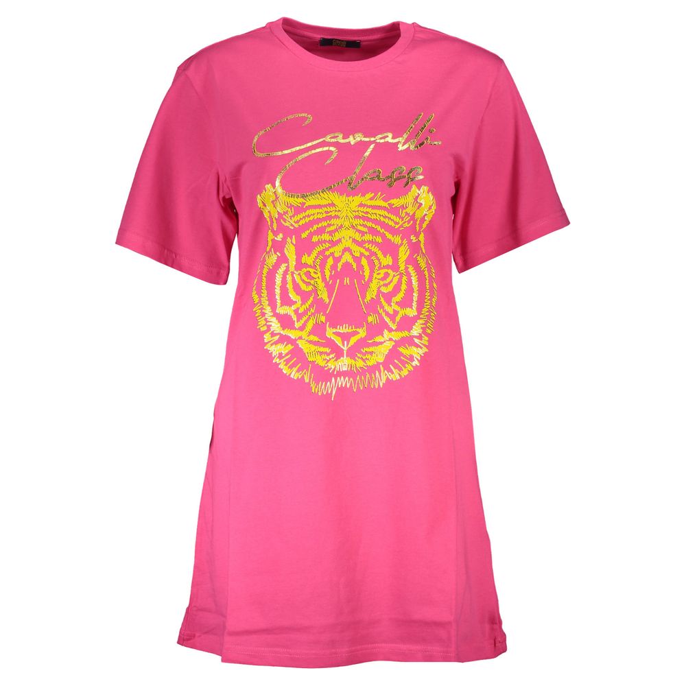 Cavalli Class Rosa Cotton Women T-Shirt