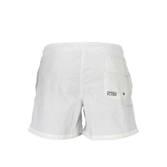 Cavalli Class White Polyamide Swimwear