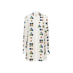 Chloé Chemisier Dress in multicolor printed silk with long sleeves and front button closure, made in Italy for women.