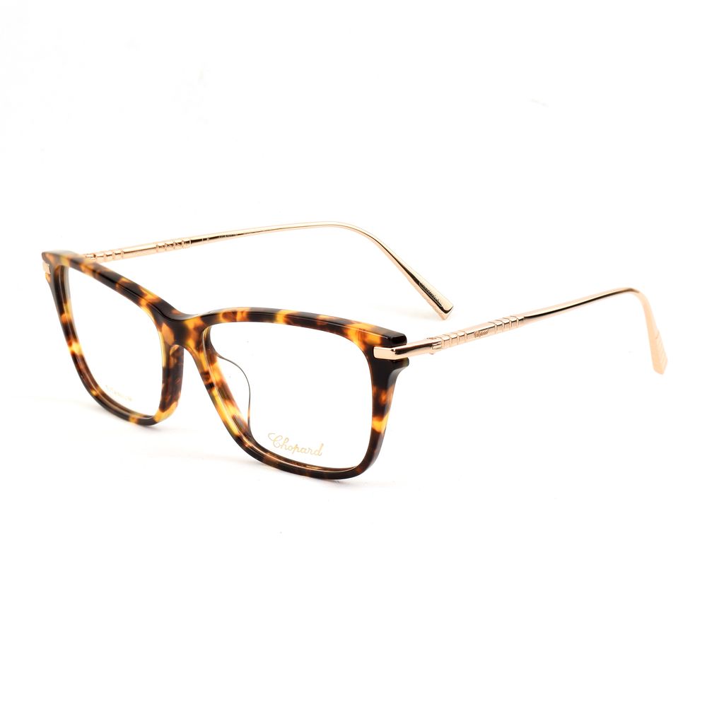 Chopard Brown Titanium Frames for women with Italian craftsmanship, model VCH299N540710, size 54/15/135 mm, luxurious eyewear.