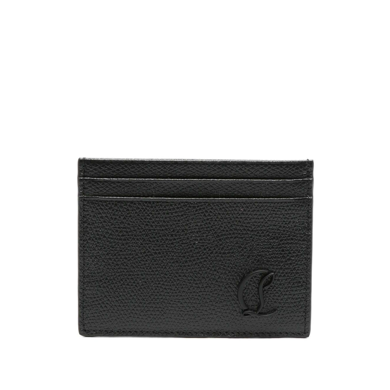 Christian Louboutin Mooncrest leather card case