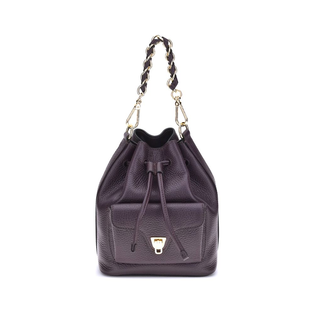 Front view with bag zipped and handles upright.