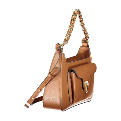 Coccinelle Marrone Leather Women Handbag