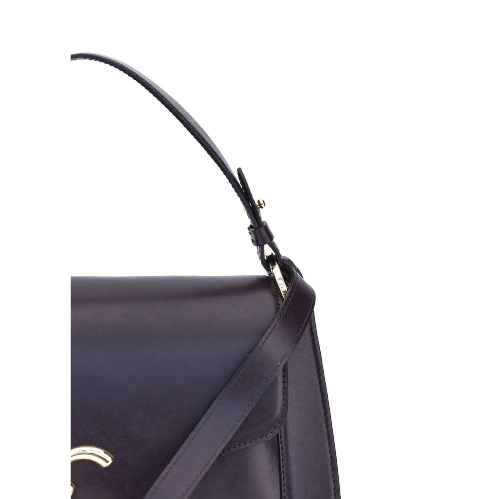 Front view with bag zipped and handles upright.