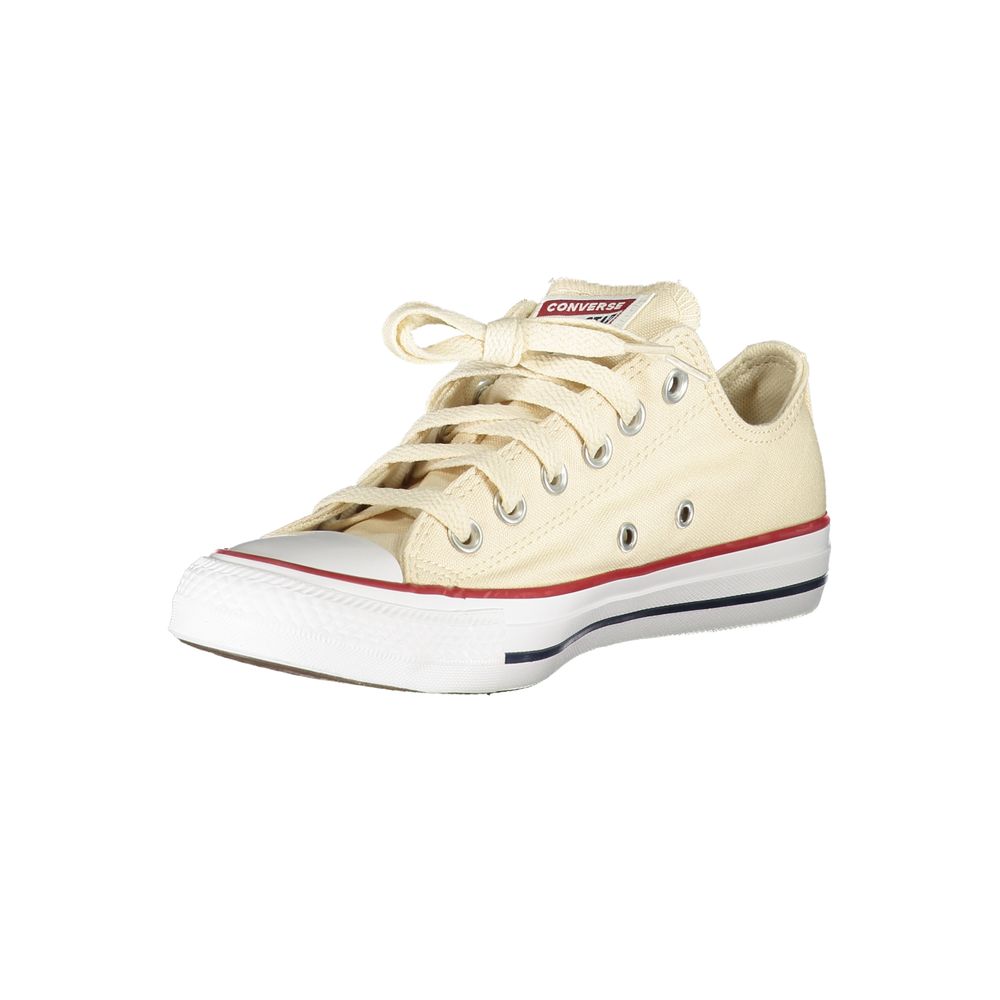 Converse Beige Cotton Women Sneaker with iconic Converse logo and stylish beige tones.