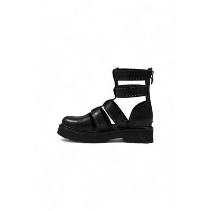 Cult Black Leather Sandals