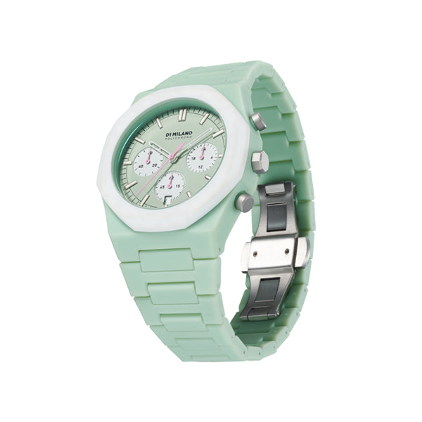 D1 MILANO Mod. POLYCHRONO GREEN BLAST