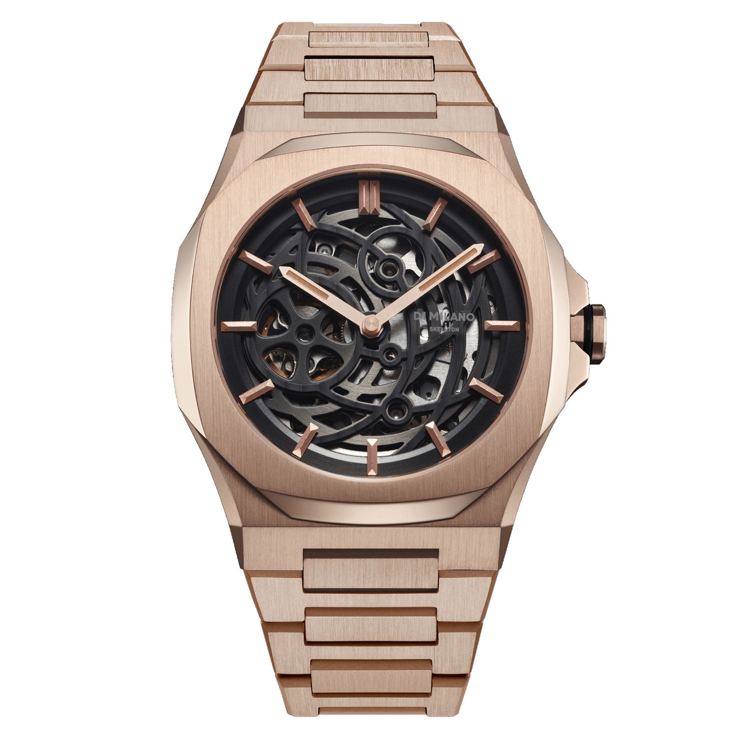 D1 MILANO Mod. SKELETON ROSE GOLD
