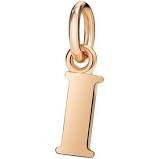 DODO Mod. DMB2012LETIL0009R unisex gold alphabet pendant ciondolo