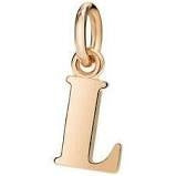 Gold unisex pendant DODO Mod. DMB2015LETLL0009R featuring an elegant letter design