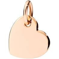 DODO Mod. DMB7035HEARL0009R gold unisex heart pendant ciondolo