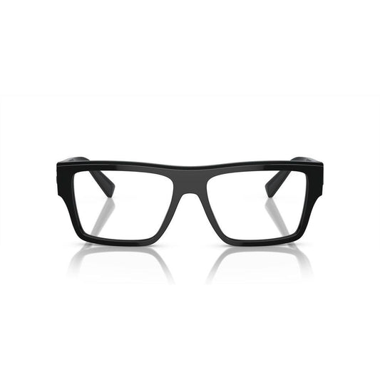 DOLCE & GABBANA MOD. DG 3382 acetate glasses for gents, front view. Stylish and modern eyeglasses frame.