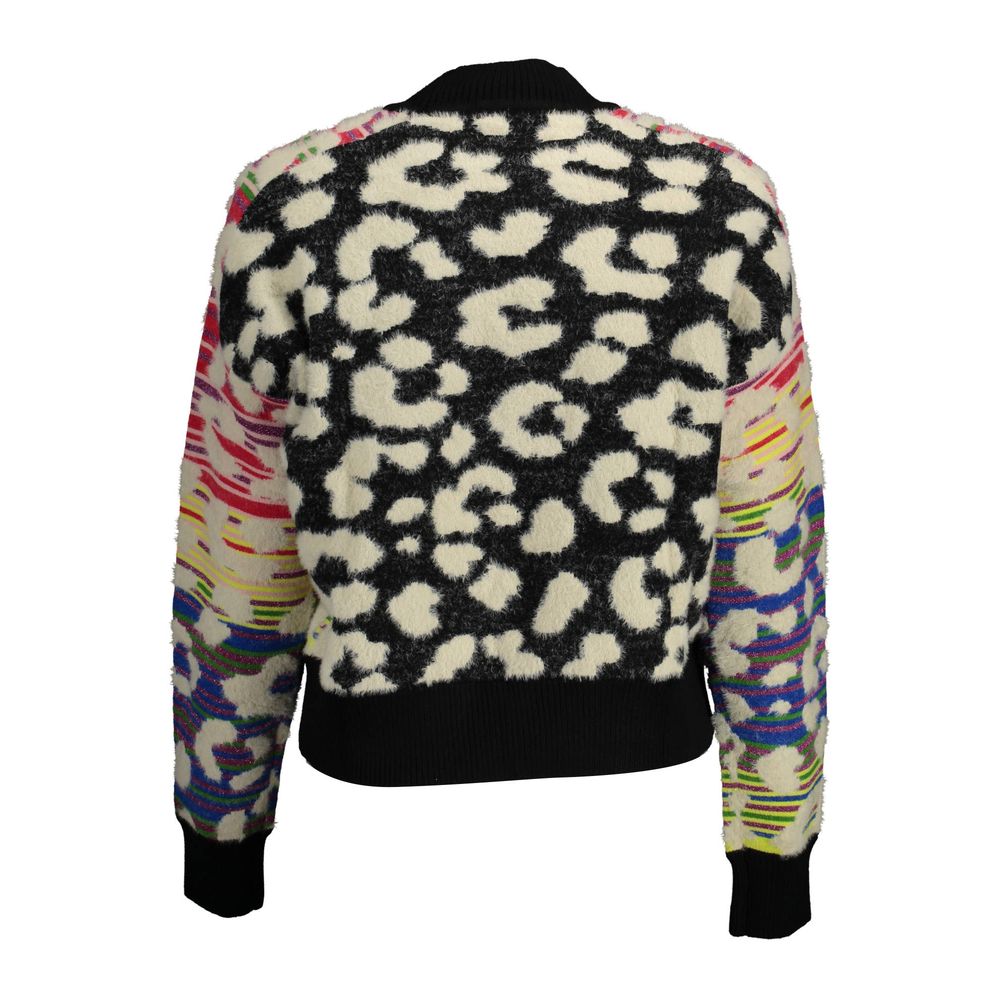 Desigual Blue Polyester Sweater