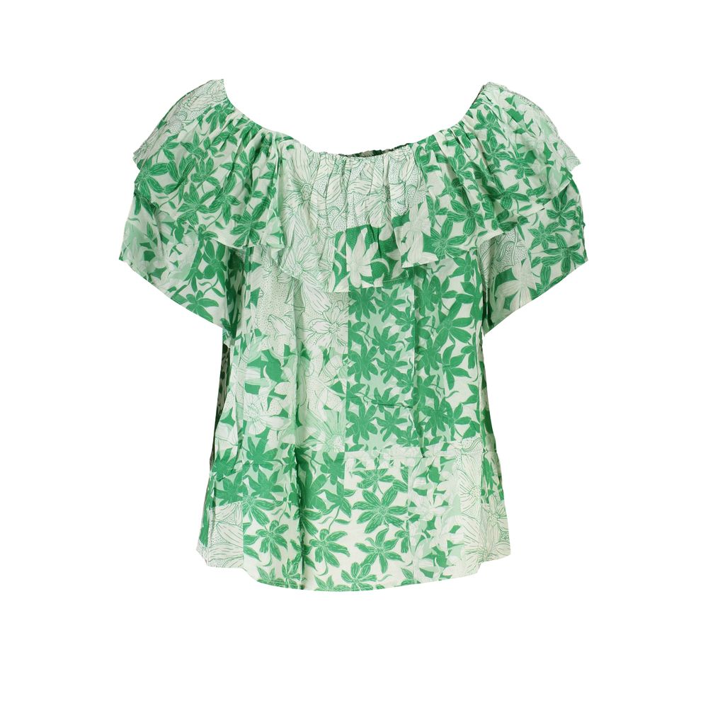 Desigual Verde Cotton Women T-Shirt