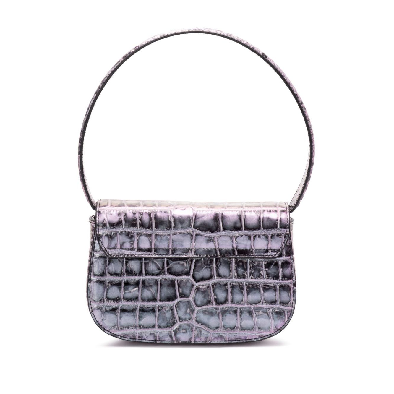 Front view with bag zipped and handles upright.