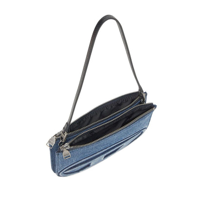 Diesel 1DR Twin denim shoulder bag