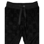 Dolce & Gabbana Black All-Over DG Logo Print Jogger Pants