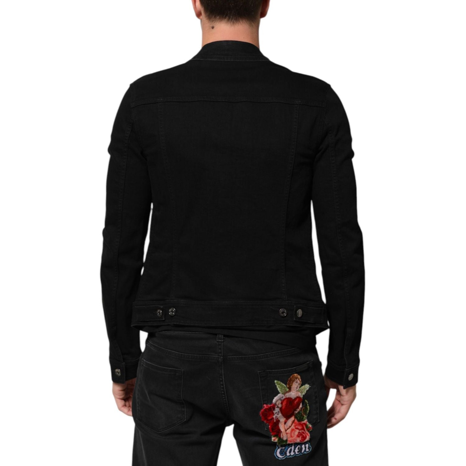 Front view with bag zipped and handles upright.