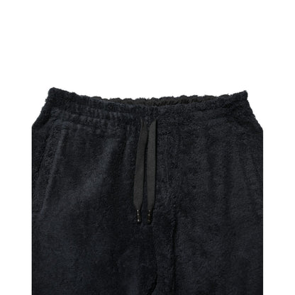 Dolce & Gabbana Black Cotton Logo Men Jogger Sweatpants Pants