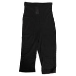 Dolce & Gabbana Black High Waist Tight Midi Trouser Underwear featuring sleek design and logo detailing.