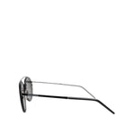 Dolce & Gabbana Black Metal Frame Round DG2276 Eyewear Shades Sunglasses