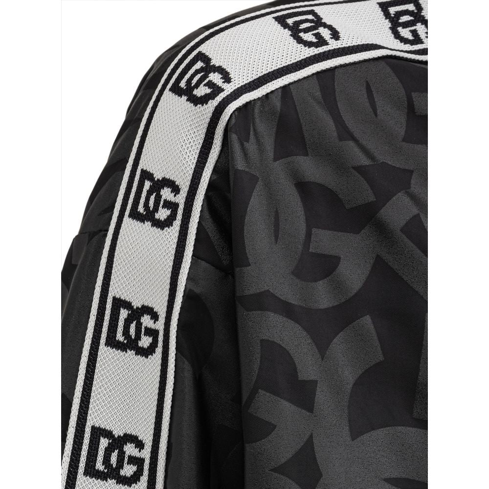 Dolce & Gabbana Black Polyester Shell Jacket 1728,67397976224,Black,Clothing,Dolce & Gabbana,Jackets & Coats - Clothing,Jackets - Men - Clothing,Men,Men - Clothing,New with tags,S,Shell Jackets - Jackets & Coats - Clothing