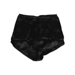 Dolce & Gabbana Black Silk Stretch High Waist Girdle Underwear, luxurious and elegant design, crafted in Italy.